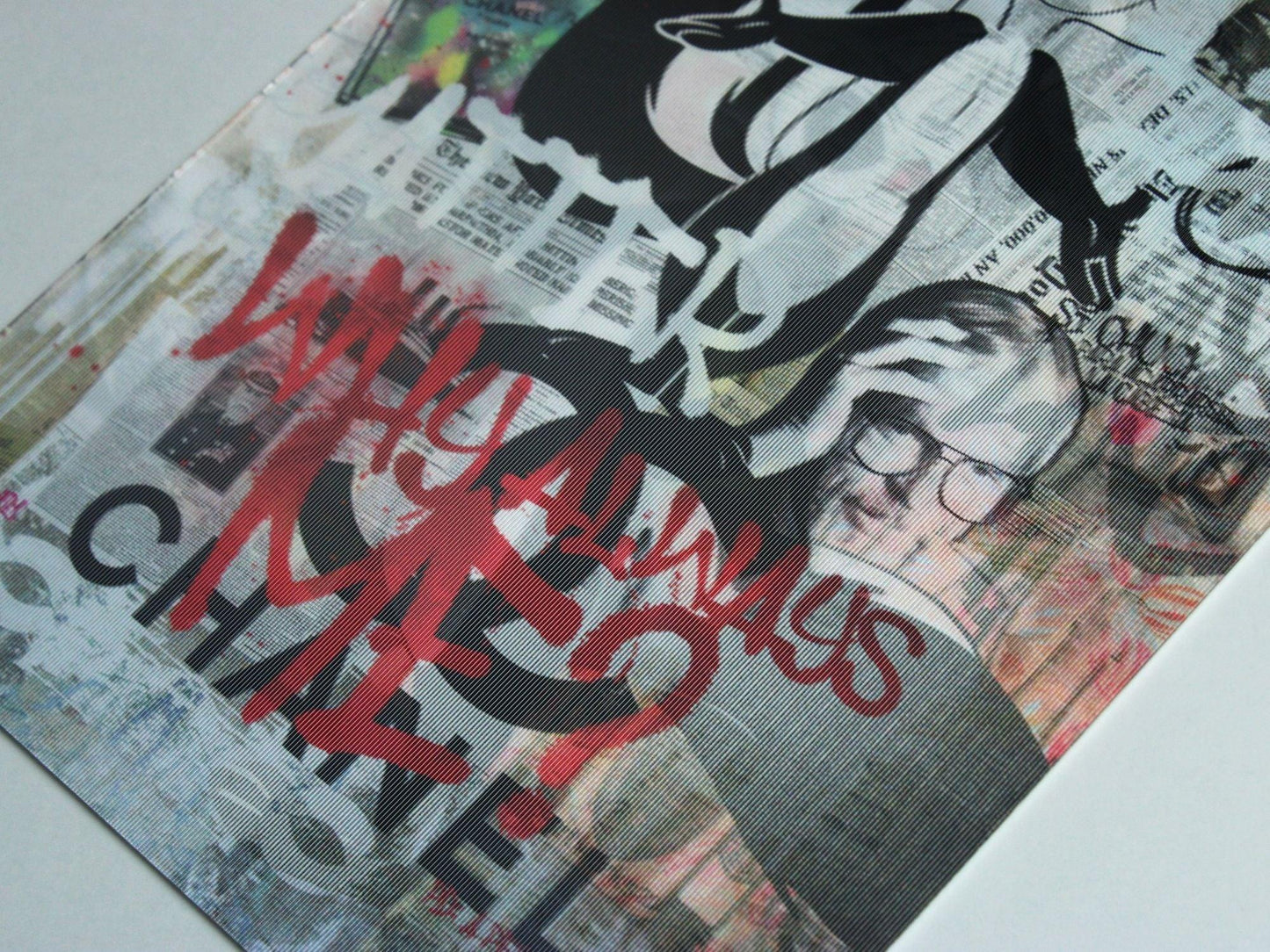 Why Always Me | LenticulArt by PolArtworks | A4 & A3