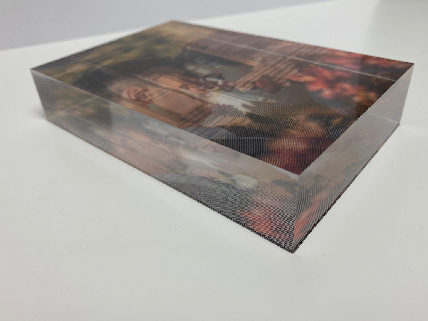 Acrylblok met lenticulaire 2 in 1 foto | 10x15cm