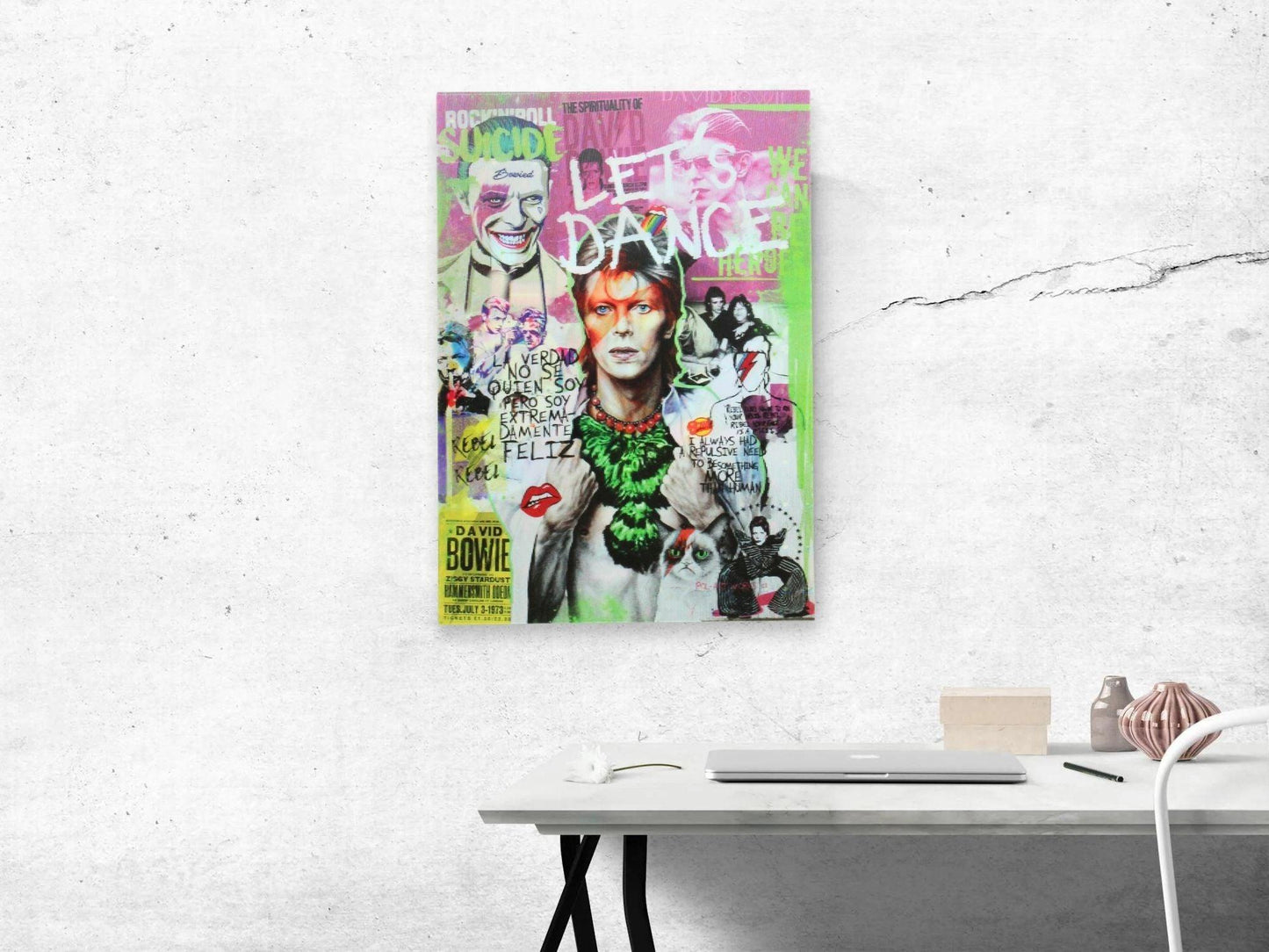 Bowie Let's Dance | LenticulArt van PolArtworks