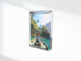 Acrylblok met Lenticulaire 3D foto | 10x15cm
