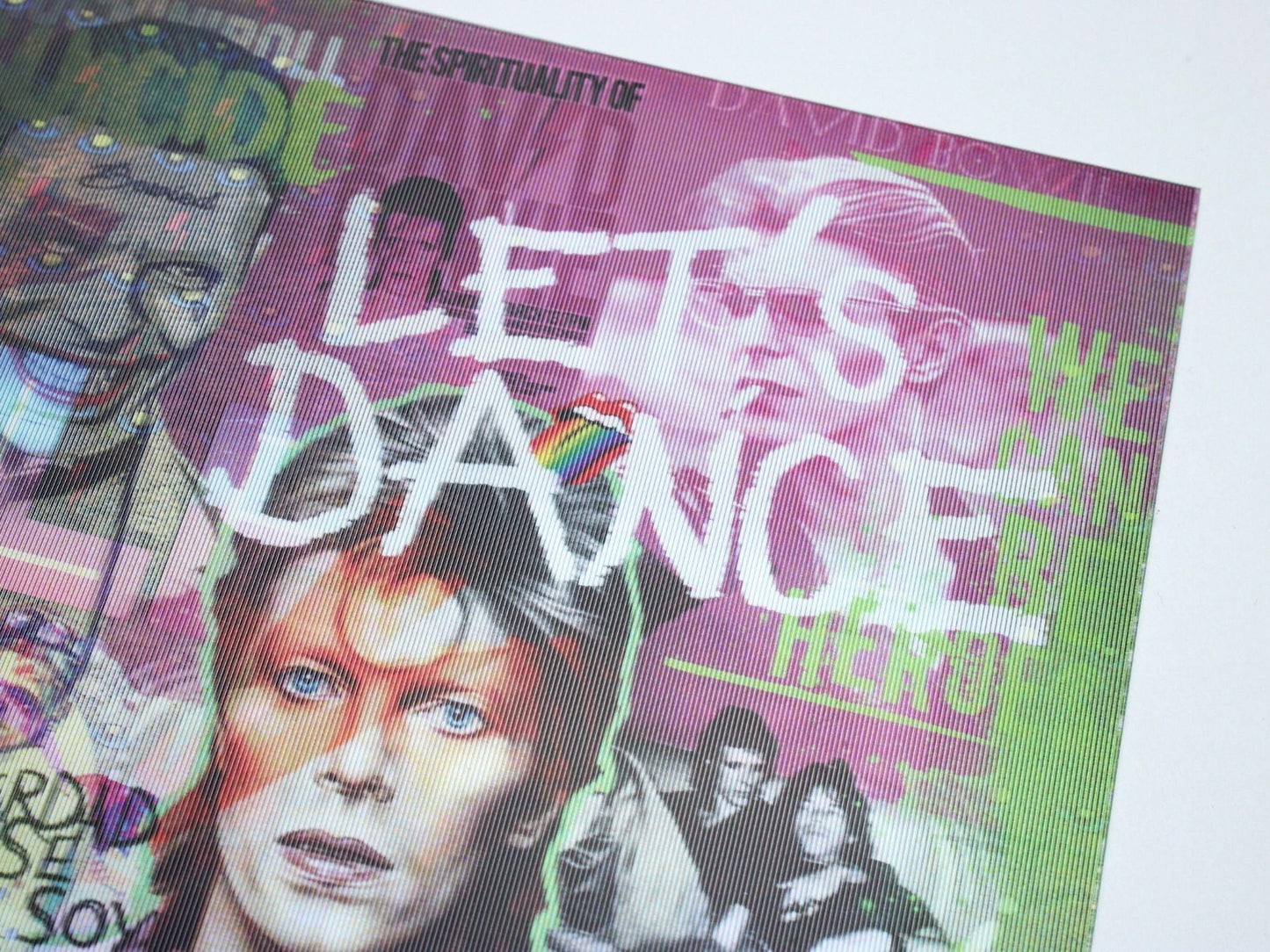 Bowie Let's Dance | LenticulArt van PolArtworks | A4 & A3