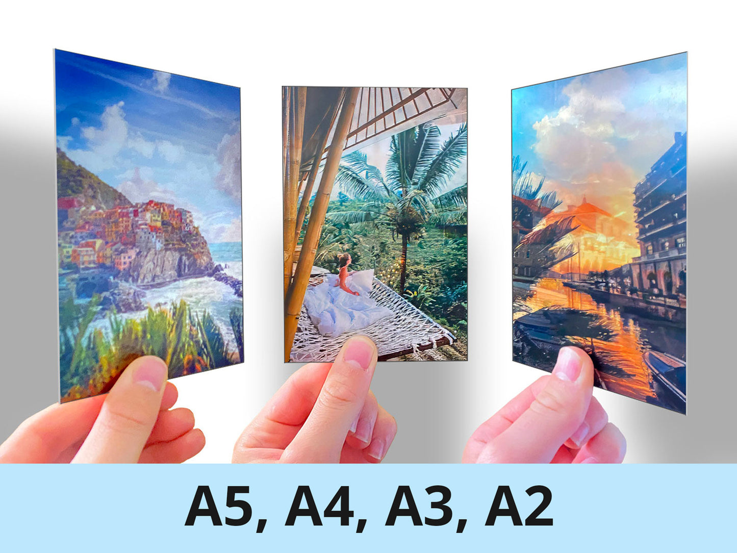 Lenticulaire 2 in 1 poster | Papier A formaten