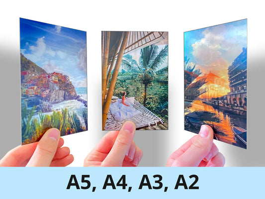 Lenticulaire 2 in 1 poster | Papier A formaten